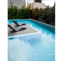 Custom blue glass mosaic design swimming pool mosaic tile for sale